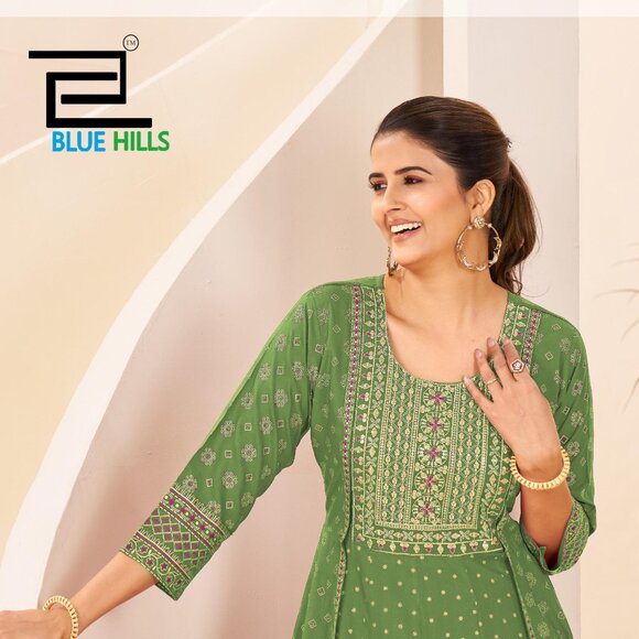 ANARKALI STYLE WOMEN KURTI - Picture 6 of 6